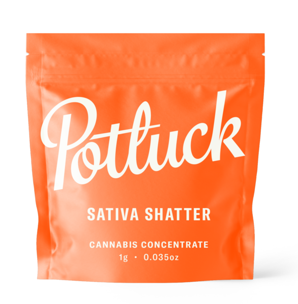 Potluck - Sativa Shatter - cannabis Concentrate | BudExpressNow Canada