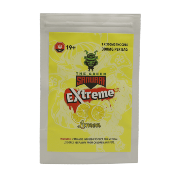 Green Samurai Extreme – Lemon Gummy – 300mg THC | BudExpressNow Canada